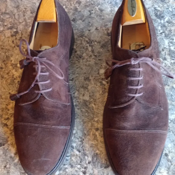 Cometa | Shoes | Cometa Mens Suede Captoe Laceup Shoes Size  display picture 3